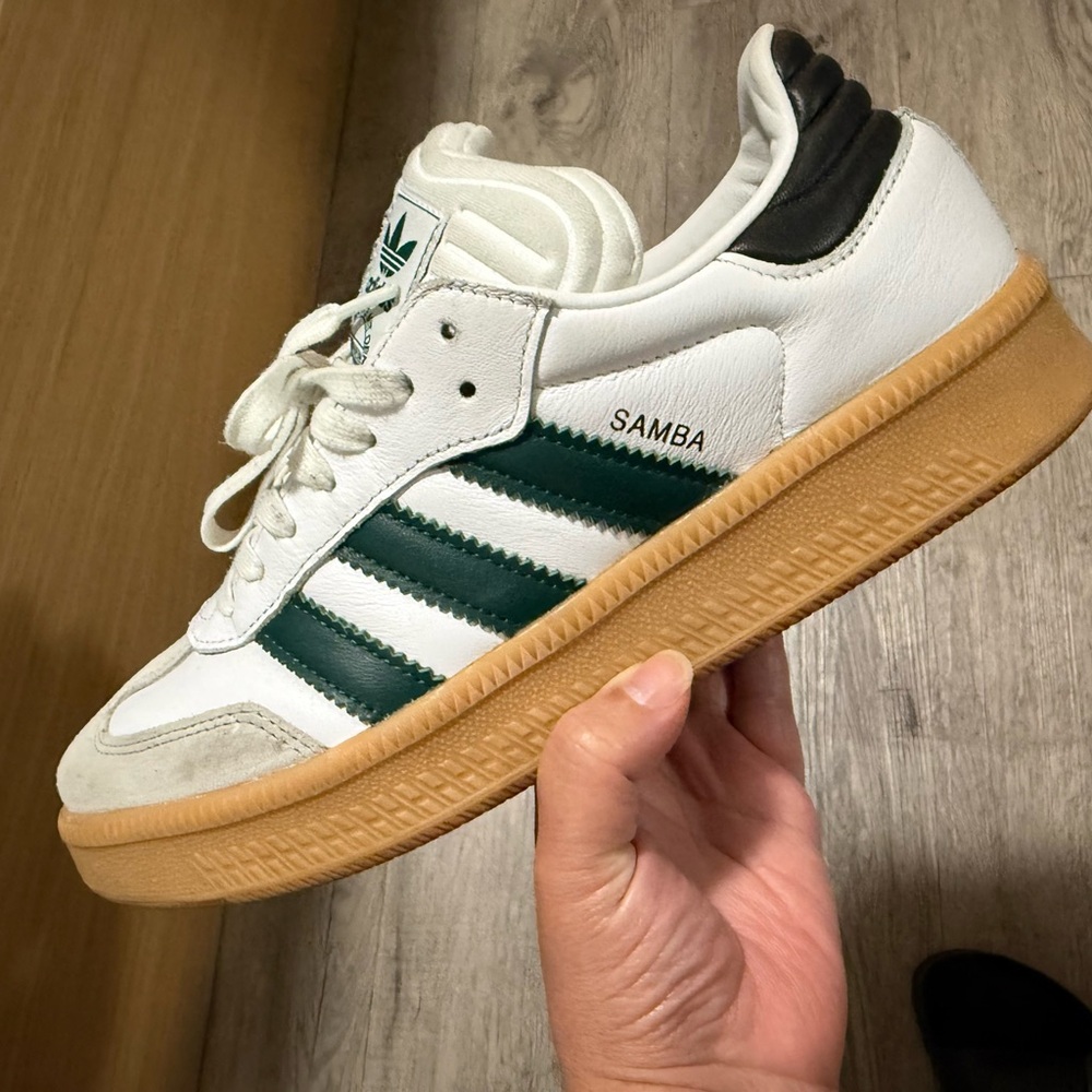 adidas Samba XLG sneakers White / Collegiate Green / Pantone size 9